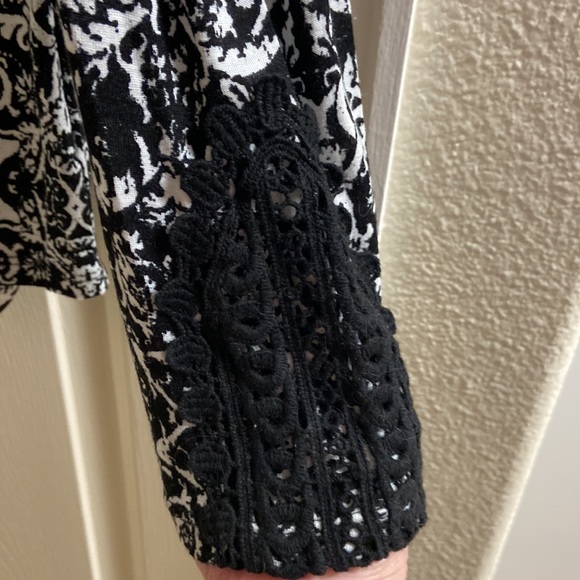 rxb peekaboo long sleeve womens blouse - XL - Picture 5 of 10